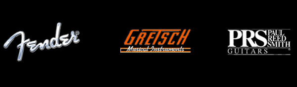 Map for guitar brands